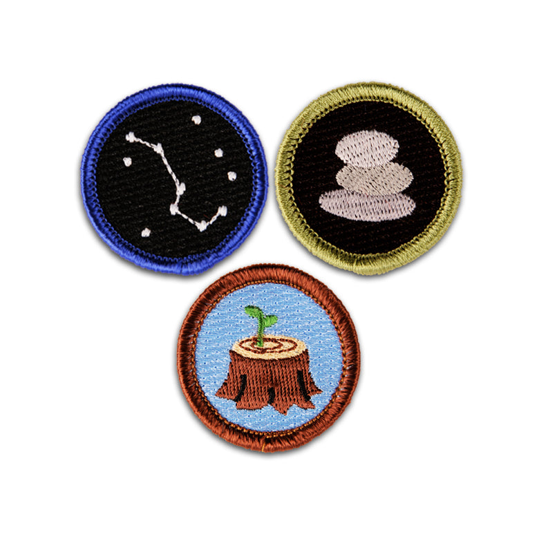 Breathe Merit Badge Set of 3
