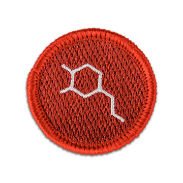 LOVE Merit Badge -Dopamine molecule, for believing in love