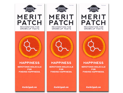 Happy Attack Merit Badge Set of 3