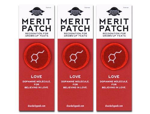 All You Need is Love Merit Badge Set of 3