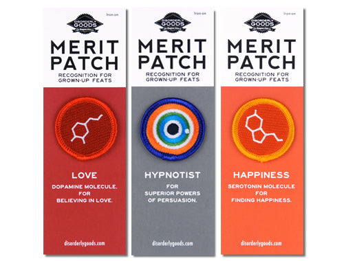 Chemical Reaction Merit Badge Set of 3