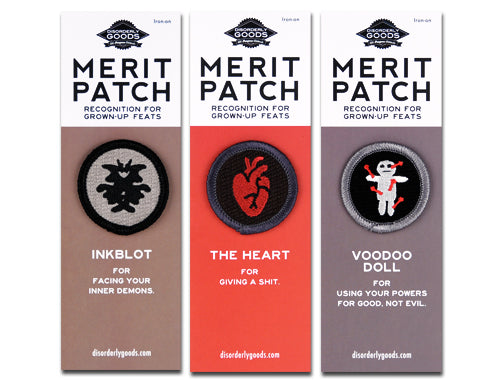 Good vs. Evil Merit Badge Set of 3