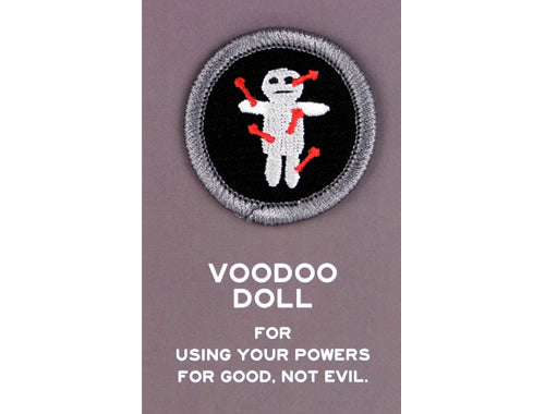 VOODOO DOLL Merit Badge -For using your powers for good, not evil