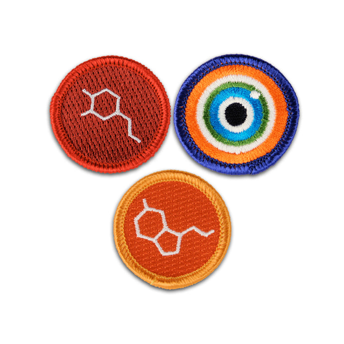 Chemical Reaction Merit Badge Set of 3