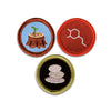 Peace, Love, & Understanding Merit Badge Set of 3