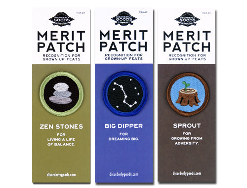 Breathe Merit Badge Set of 3
