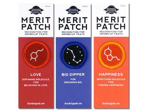 Cosmic Chemistry Merit Badge Set of 3