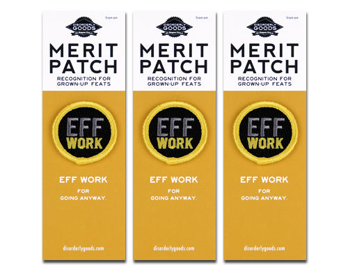 "I Believe You Have My Stapler" Merit Badge Set of 3